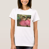 Edgar Degas - dansers in roze T-shirt (Voorkant)