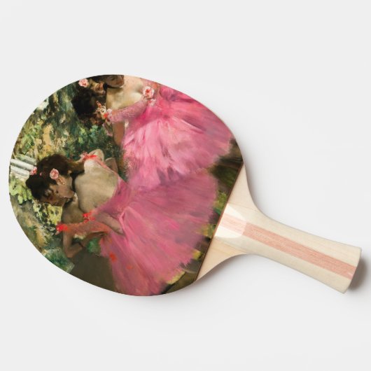 Edgar Degas - dansers in roze Tafeltennisbatje (Zijkant)
