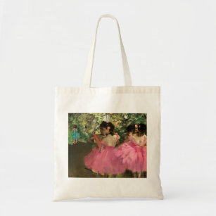 Edgar Degas - dansers in roze Tote Bag