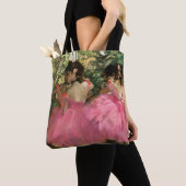 Edgar Degas - dansers in roze Tote Bag (Dichtbij)