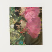 Edgar Degas - dansers in roze Wandkleed (Voorkant)