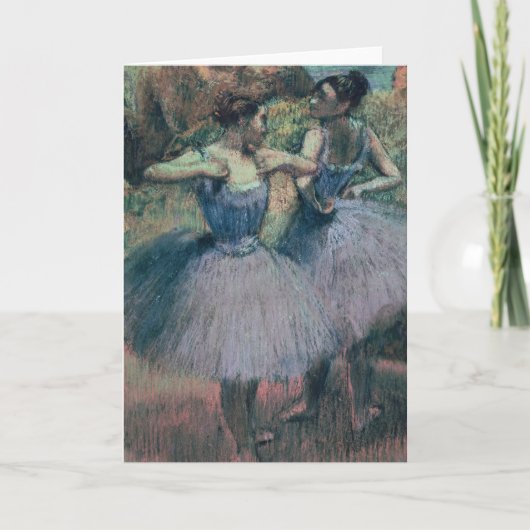Edgar Degas | Dansers in Viooltje Kaart (Voorkant)