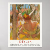 Edgar Degas Dansers Kunstwerk Ballet Beweging Eleg Poster (Voorkant)