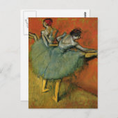 Edgar Degas | dansers op de balie Briefkaart (Voorkant / Achterkant)