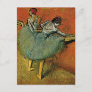 Edgar Degas   dansers op de balie Briefkaart