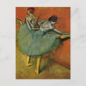 Edgar Degas | dansers op de balie Briefkaart (Voorkant)