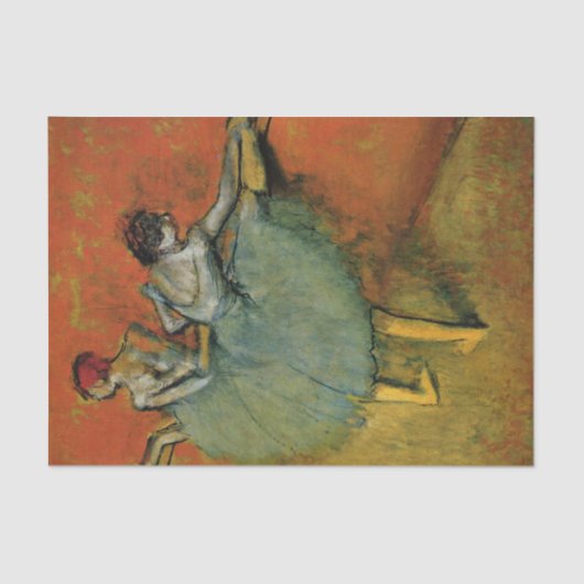 Edgar Degas | dansers op de balie Tissuepapier (Voorkant)