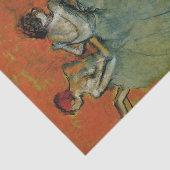 Edgar Degas | dansers op de balie Tissuepapier (Detail)