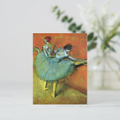 Edgar Degas - dansers op de bar Briefkaart (Staand voorkant)