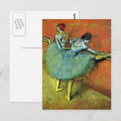 Edgar Degas - dansers op de bar Briefkaart (Voorkant / Achterkant)
