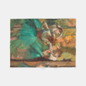Edgar Degas - dansers, roze en groen Fleece Deken (Voorkant (Horizontaal))