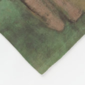 Edgar Degas - dansers, roze en groen Fleece Deken (Hoek)