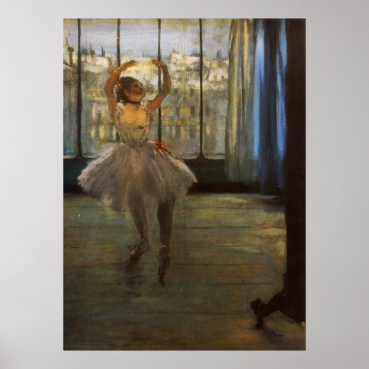 Edgar Degas Danseuse posant chez un photographe Poster (Voorkant)