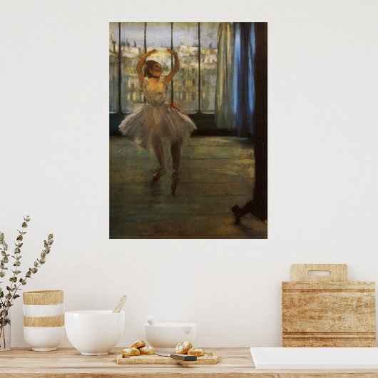 Edgar Degas Danseuse posant chez un photographe Poster (Keuken)