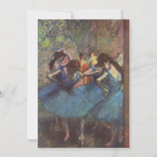 Edgar Degas - Danseuses bleues Kaart