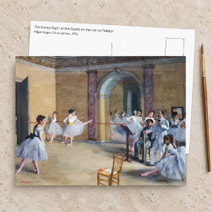 Edgar Degas - Dansfoyer, Opera rue Le Peletier Briefkaart