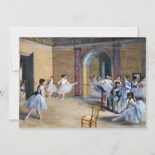 Edgar Degas - Dansfoyer, Opera rue Le Peletier Kaart
