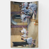 Edgar Degas - Dansfoyer, Opera rue Le Peletier Spandoek (Verticaal)