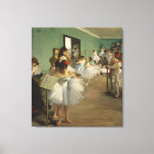 EDGAR DEGAS - dansklasse 1874 Canvas Afdruk (Voorkant)