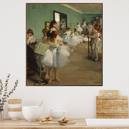 EDGAR DEGAS - dansklasse 1874 Poster (Keuken)