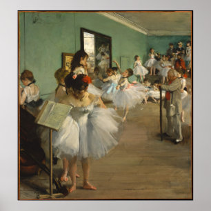 EDGAR DEGAS - dansklasse 1874 Poster