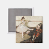 Edgar Degas dansles.  impressionisme Magneet (Voorkant / Achterkant)