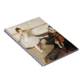 Edgar Degas dansles.  impressionisme Notitieboek (Rechterzijde)
