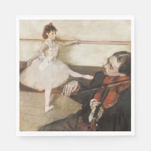 Edgar Degas dansles.  impressionist Servet (Voorkant)