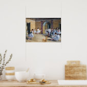 Edgar Degas - Danszaal, Opera rue Le Peletier Poster (Keuken)