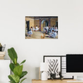 Edgar Degas - Danszaal, Opera rue Le Peletier Poster (Thuiskantoor)