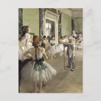 Edgar Degas | De baletklasse Briefkaart