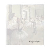 Edgar Degas | De baletklasse Notitieblok (Voorkant)