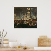 Edgar Degas | De balletscène, de opera van Meyerbe Poster (Keuken)