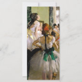 Edgar Degas de Dance Class Kaart (Voorkant)