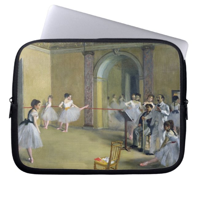 Edgar Degas | De Dance Foyer bij de Opera Laptop Sleeve (Voorkant)