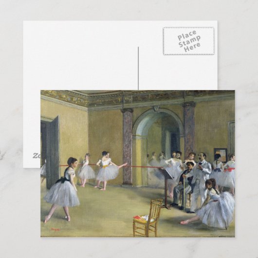 Edgar Degas | De Dance Foyer Briefkaart (Voorkant / Achterkant)