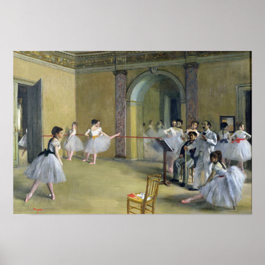 Edgar Degas | De Dance Foyer Poster (Voorkant)