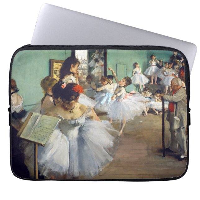 Edgar Degas - De dans Clas Laptop Sleeve (Voorkant)