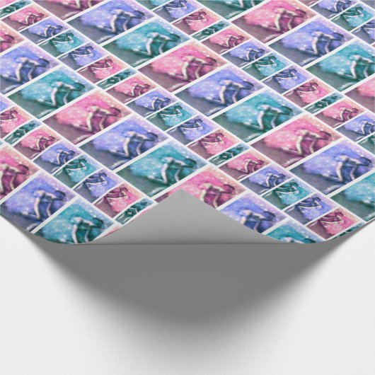 Edgar Degas De danser Pastel Ballerina Sparkle Cadeaupapier (Hoek)