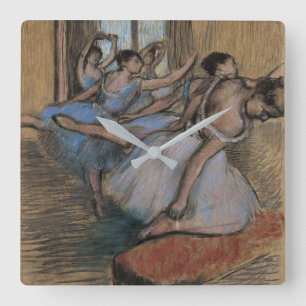Edgar Degas   De dansers Vierkante Klok