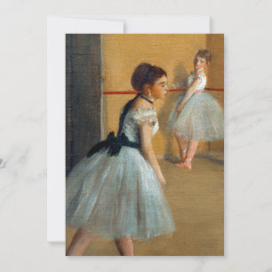 Edgar Degas De Dansfoyer bij de Opera Aankondiging