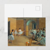Edgar Degas De Dansfoyer bij de Opera Briefkaart (Voorkant / Achterkant)