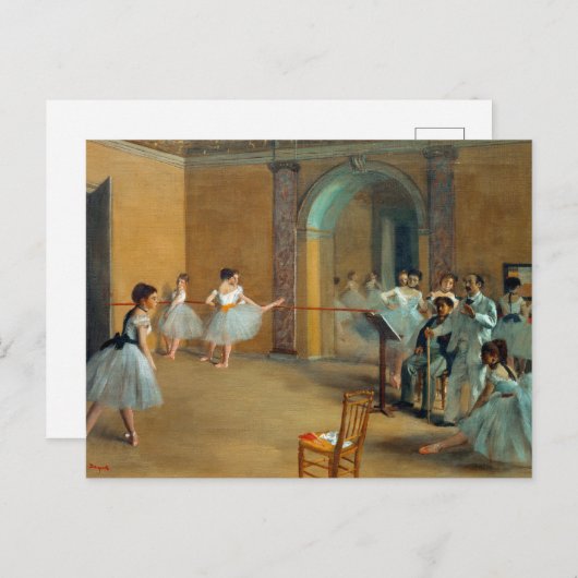 Edgar Degas De Dansfoyer bij de Opera Briefkaart (Voorkant / Achterkant)