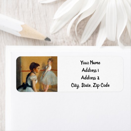 Edgar Degas De Dansfoyer bij de Opera Etiket (Insitu)