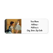 Edgar Degas De Dansfoyer bij de Opera Etiket (Voorkant)