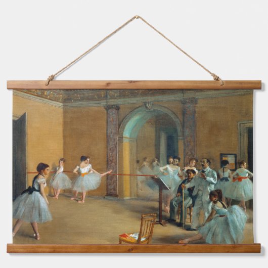 Edgar Degas De Dansfoyer bij de Opera Hangend Wandkleed (Voorkant)