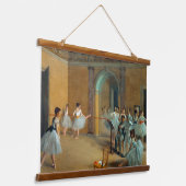 Edgar Degas De Dansfoyer bij de Opera Hangend Wandkleed (Gebogen)