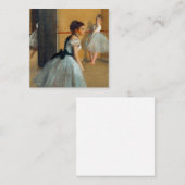 Edgar Degas De Dansfoyer bij de Opera Informatiekaartje (Voorkant / Achterkant)