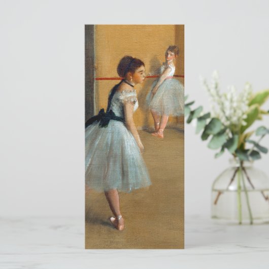 Edgar Degas De Dansfoyer bij de Opera Kaart (Staand voorkant)