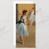 Edgar Degas De Dansfoyer bij de Opera Kaart (Voorkant / Achterkant)